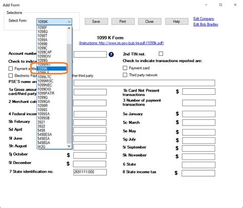 How to Print and File 1099-K, Payment Card and Third Party Network ...