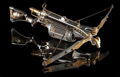 Ballestas Steampunk Weapons, Sci Fi Weapons, Weapon Concept Art ...