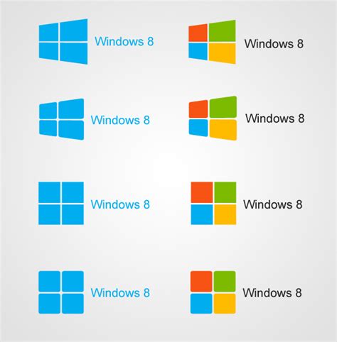 Free Vector PSD with Windows 8 Logo by eds-danny on DeviantArt