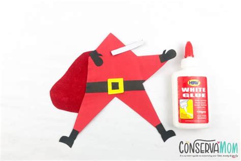 Santa Paper Craft - ConservaMom