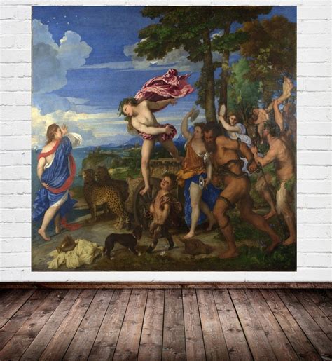 Titian : Bacchus and Ariadne 15201523 Canvas Gallery | Etsy