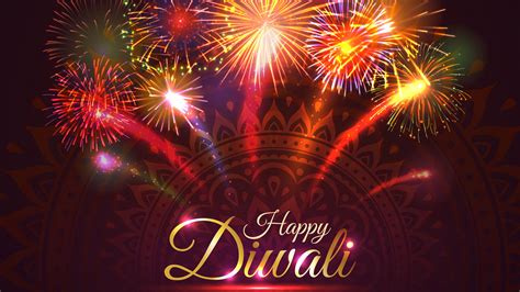 Happy Diwal Colorful Bursting Crackers Background HD Diwali Wallpapers ...