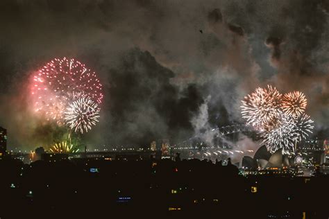 Free photo: Fireworks Display at Sydney Opera House - Independence Day ...