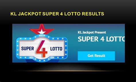 KL Jackpot Super 4 Lotto Result 2020 Today Live|KL Jackpot Digit Game