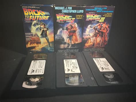 Back to the Future VHS Trilogy Tapes - Etsy