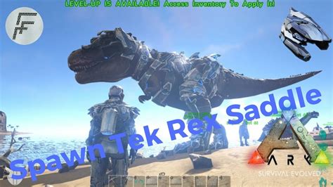 Ark Survival Evolved: How to Spawn Tek Tier Rex Saddle | Doovi