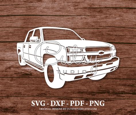 Free 151 Chevy Silverado Truck Svg SVG PNG EPS DXF File