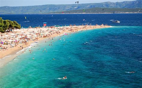 Zlatni rat beach | Beaches on the island of Brač | Beach, Pig beach ...