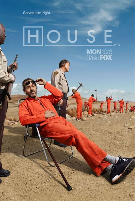 House Season 8 promotional poster | House md, House seasons, Hugh laurie