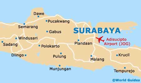 Surabaya Maps and Orientation: Surabaya, East Java, Indonesia