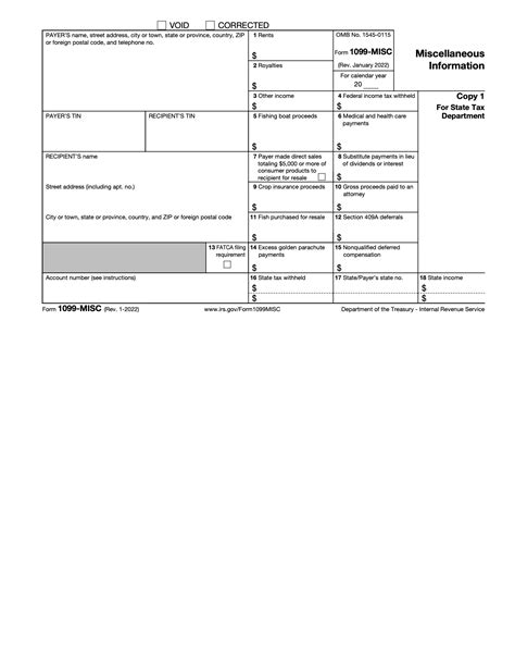 Free IRS Form 1099-MISC - PDF – eForms