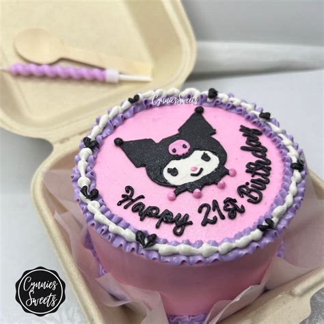 Kuromi lunchbox cake | Crazy cakes, Just cakes, Creative birthday cakes