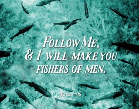 Follow me & I will make you fishers of men – Matthew 4:19 – Seeds of Faith