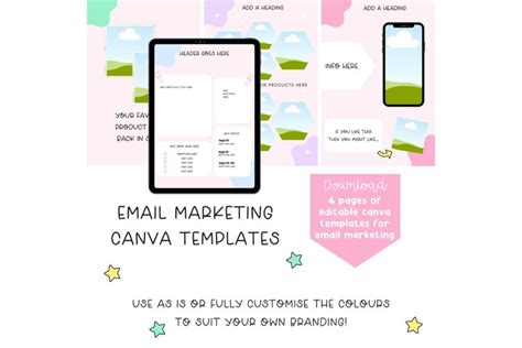 Canva Email Template Bundle - Canva Template for Email