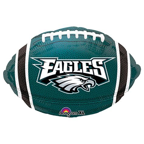 17 inch NFL PHILADELPHIA EAGLES FOOTBALL TEAM COLORS