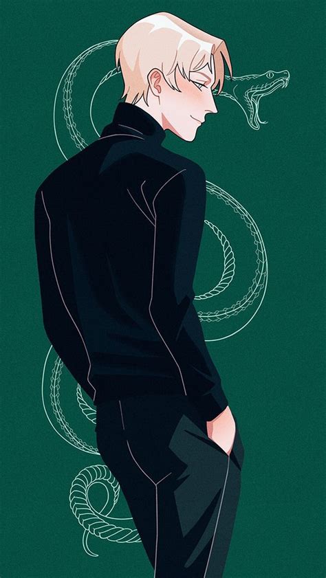 Draco Malfoy Illustration Harry Potter | Драко, Гарри поттер ...