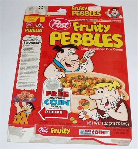 Fruity Pebbles cereal box | 1988 | Dan Goodsell | Flickr