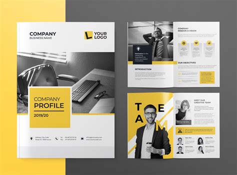 company profile word template