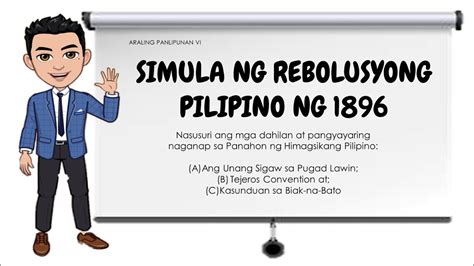 Araling Panlipunan 6: Simula ng Rebolusyong Pilipino ng 1896 - YouTube