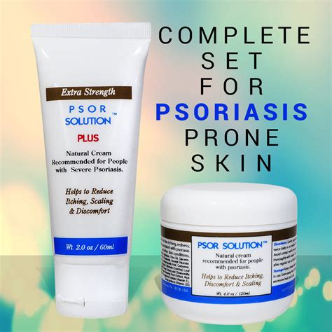 Psor Solution Psoriasis Relief Set Calming Cream Skin Soothing Lotion ...