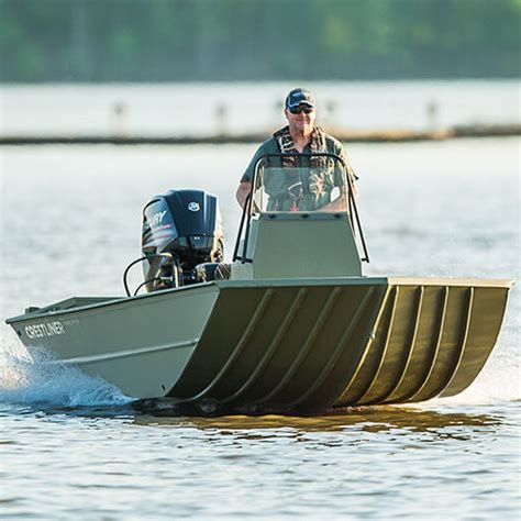 Jon boat hors-bord - 1870 RETRIEVER FCC - Crestliner - à console ...