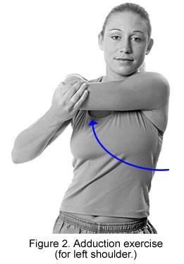 Horizontal Adduction Shoulder | Frozen shoulder exercises, Frozen ...