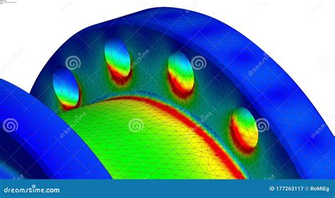 Local Von Mises Stress Results of a Finite Element Analysis - 3d ...