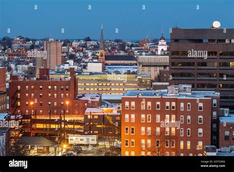 Portland, Maine, USA downtown skyline Stock Photo - Alamy