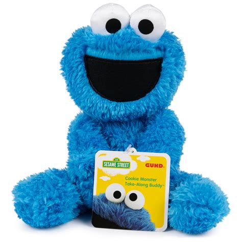 Buy D Sesame Street Official Cookie Monster Take Along Buddy Plush ...