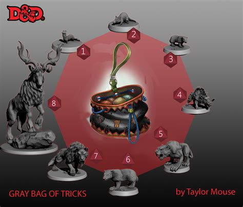 Fichier STL Le sac à malices de D&D Gray・Modèle à imprimer en 3D à ...