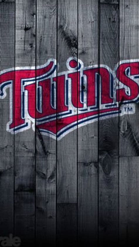 Download Red Minnesota Twins Jersey Logo Wallpaper | Wallpapers.com