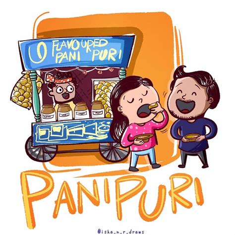 Missing my seven flavoured Pani Puri like anything this morning 😭 Also ...