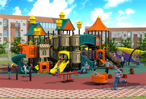 exported children outdoor plastic playground park kids paradise ...