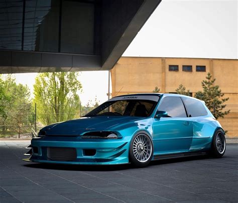 Widebody AWD Honda Civic Gently Adopts Properly Traditional CGI Tuning ...