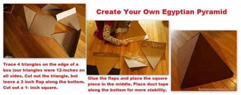 Make Your Own Egyptian Pyramid! - Homeschool Den