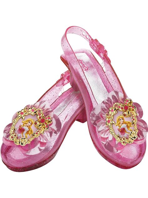 Disney Princess Aurora Sparkle Shoes Halloween Costume Accessory ...