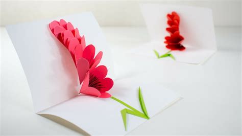 Pop Up Flower Card - Tutorial - DIY 🍉 - YouTube