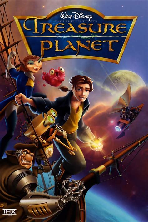 Into Space Double Cartoon Movie Treasure Planet Disney Iron Giant Robot ...