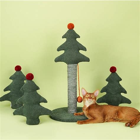 Pine Cat Scratching Post Cat Tree 27.6 Inches Cat Scratcher - Etsy