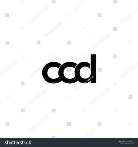 Ccd Letter Original Monogram Logo Design Stock Vector (Royalty Free ...