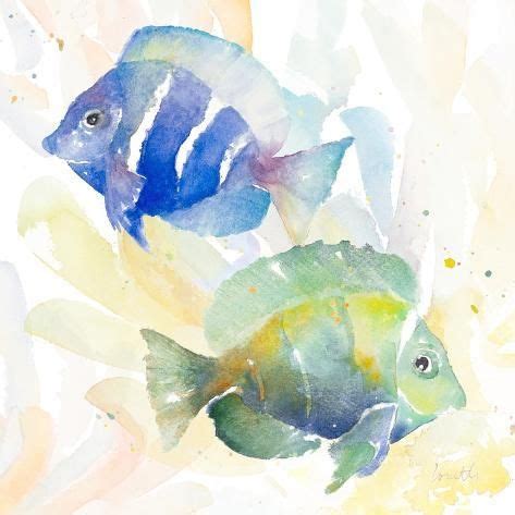 'Tropical Fish Square IV' Art Print - Lanie Loreth | Art.com | Fish ...