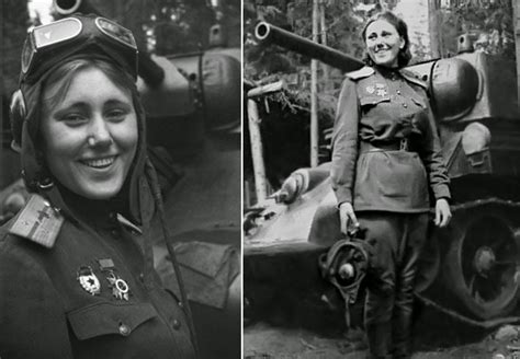 Aleksandra Samusenko was the only female tank officer in the 1st Guards ...