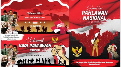 Desain Spanduk dan Banner Hari Pahlawan Free cdr CorelDraw - YouTube