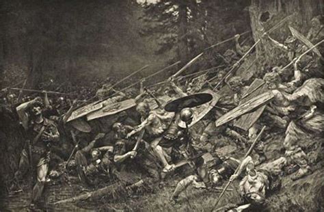 Roman-Germanic Wars' Battle of the Teutoburg Forest