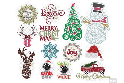 Christmas SVG Bundle (43207) | Cut Files | Design Bundles