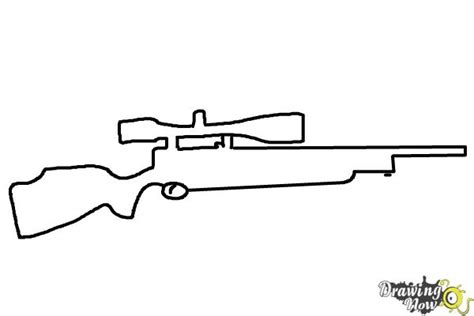 Sniper Rifle Drawing