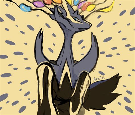 Xerneas by Aonik on DeviantArt