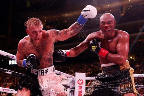 Jake Paul knocks Anderson Silva down in the 8th round of a gripping ...