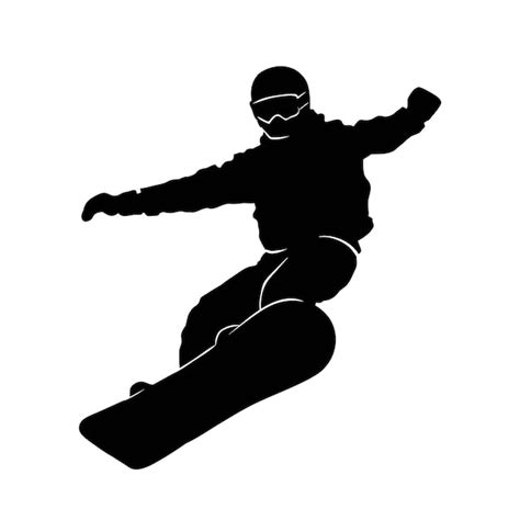 Premium Vector | Snowboards ice skating flat isolated vector silhouettes