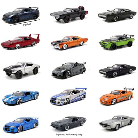 Jada Toys Fast & Furious 1:24 Die-cast Car Vehicle Playset Assortment ...